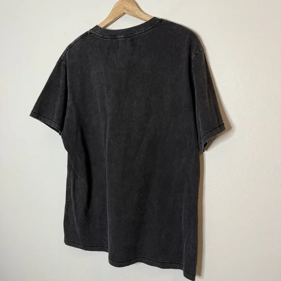 Anine Bing Vintage Eagle Los Angeles Tee in washed black size medium - Picture 4 of 9